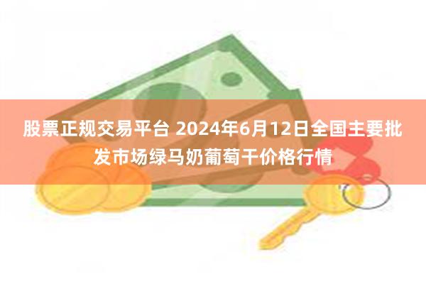 股票正规交易平台 2024年6月12日全国主要批发市场绿马奶葡萄干价格行情