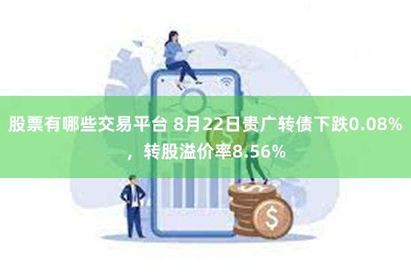 股票有哪些交易平台 8月22日贵广转债下跌0.08%，转股溢价率8.56%