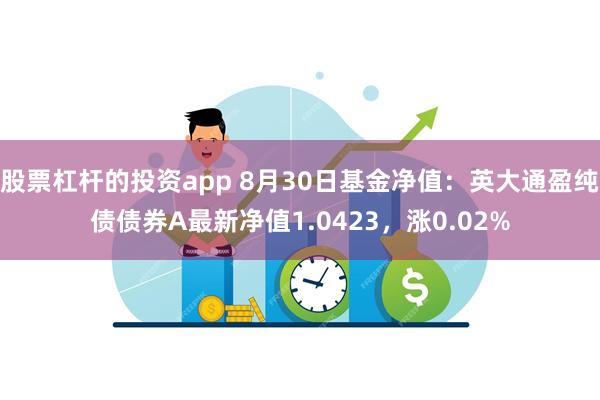 股票杠杆的投资app 8月30日基金净值：英大通盈纯债债券A最新净值1.0423，涨0.02%